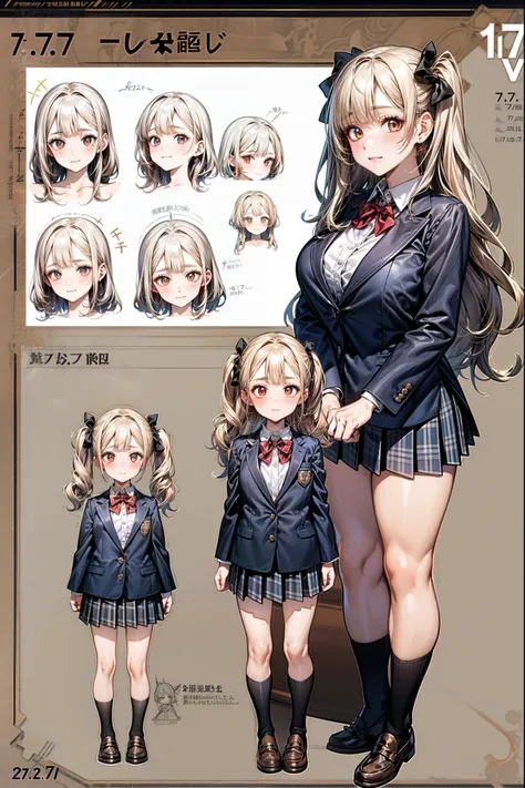 girl, alone, whole body, From head to toe, Are standing, (Huge_chest:1.3),
Character design sheet, Character Reference Sheet, 設計図のSchematic, Drafting, Blueprint, Schematic,
((Character design sheet:1.7, Character Reference Sheet:1.7,)),
anime/cartoon cha...