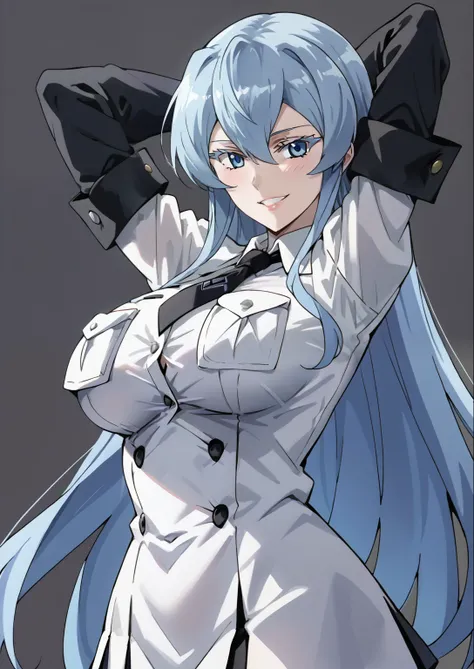 score_9, score_8_up, score_7_up, source_anime, 4K,perfect fingers,(perfect hands, perfect anatomy),prefect lighting, very aesthetic, intricate details,highly detailed background, masterpiece, high quality, best quality,
esdeath, blue eyes, blue hair, long ...