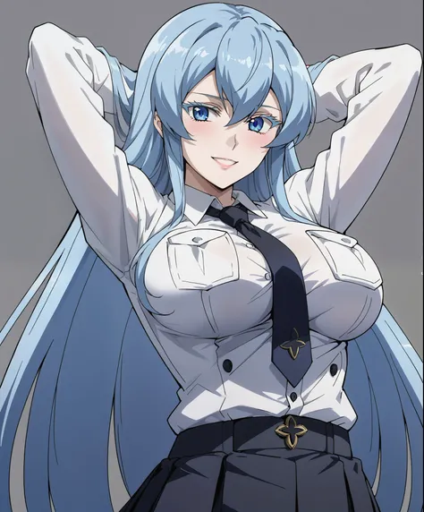 score_9, score_8_up, score_7_up, source_anime, 4K,perfect fingers,(perfect hands, perfect anatomy),prefect lighting, very aesthetic, intricate details,highly detailed background, masterpiece, high quality, best quality,
esdeath, blue eyes, blue hair, long ...