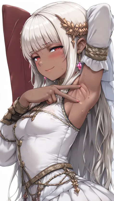 {best quality}, {{masterpiece}}, {high resolution}, Very meticulous girl, alone, sharp focus, {{{{{{{{White background}}}}}}}}, {{{Features{{{1 girl}}}}}}, alone, permanent, faint smile, closure Mouth, Beautiful and delicate eyes, {{{{{sharp focus}}}}}, {{...