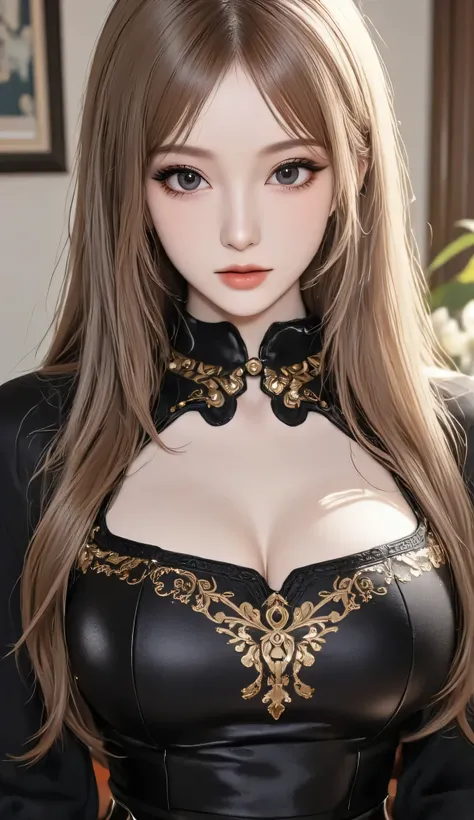(( Russian Mix )) , I have a strong gaze、
(( Highest Quality)), (( Complex Details )), 1 girl on break day, (( F cup )), beautifully detailed eyes...