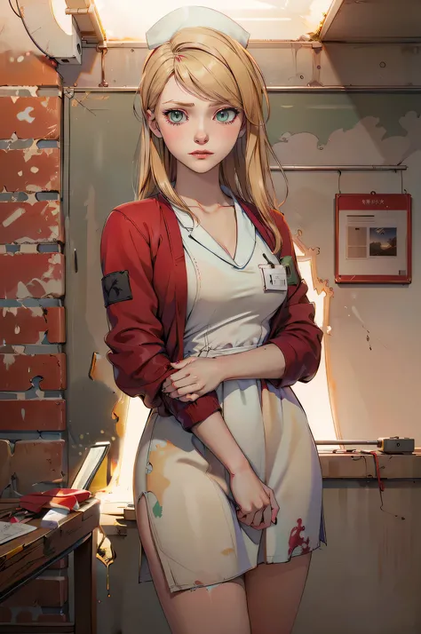 Blood stain on the wall, 