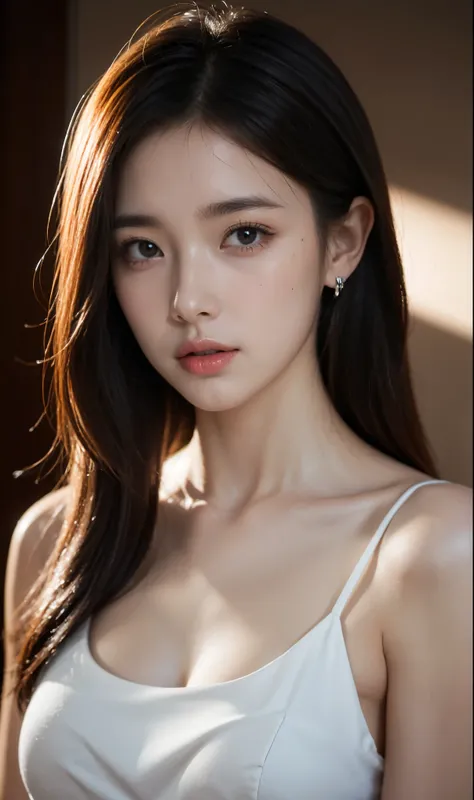 8k，Masterpiece，   raw photo  ， top quality，meticulous ：1.2），realism，   Highly Segmented CG Integration 8k   ，8k，   Diamond and Wallpaper   ， Depth of Field Photo Film Lighting ，   Lens Flash   ，light tracking，（Very pretty look   ， Beautiful lips ， beautifu...