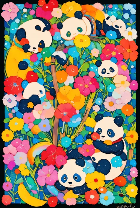    big collection of pandas and bamboo tattoos and symbols, Flash Sheet,   neon color、  tattoo flash    , sailor jerry     tattoo flash    , McBess, McBess illustration,  macbeth poster  ,    Artwork, ink    Artwork,     tattoo sketch    ,     sticker illu...