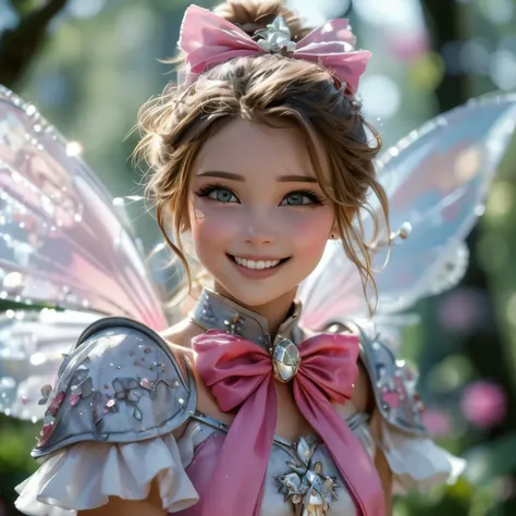 cute smile ,8K High Resolution,Light Fairy,kind eyes