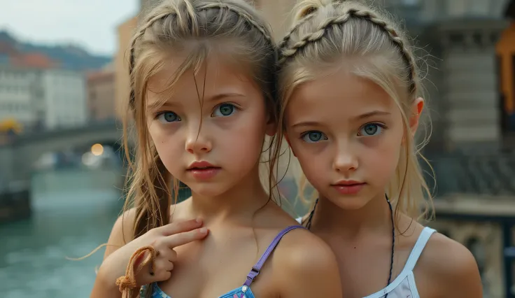 two topless girls,  very much , cute face, von Budapest Chunbridge