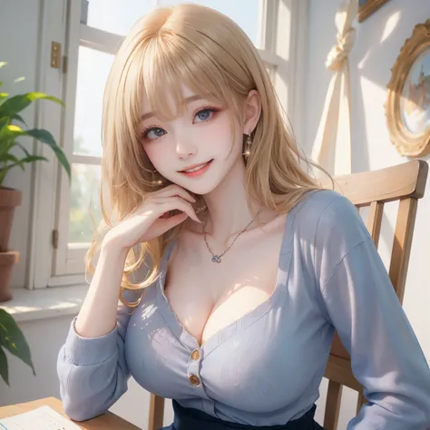 (masterpiece,best quality: 1.4),(8k,raw photo,photo realistic:1.2),shiny skin, detailed skin,detailed face,detailed eyes,Japanese idol,beautiful face,One beautiful woman,very beautiful Japanese woman,well-defined face,necklace and earrings,(large breasts:1...