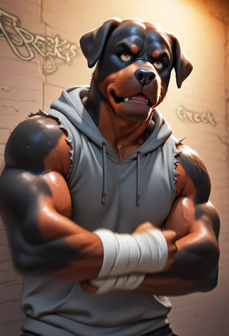 Rottweiler Anthro [Pony SDXL & SD 1.5] - SeaArt AI Model