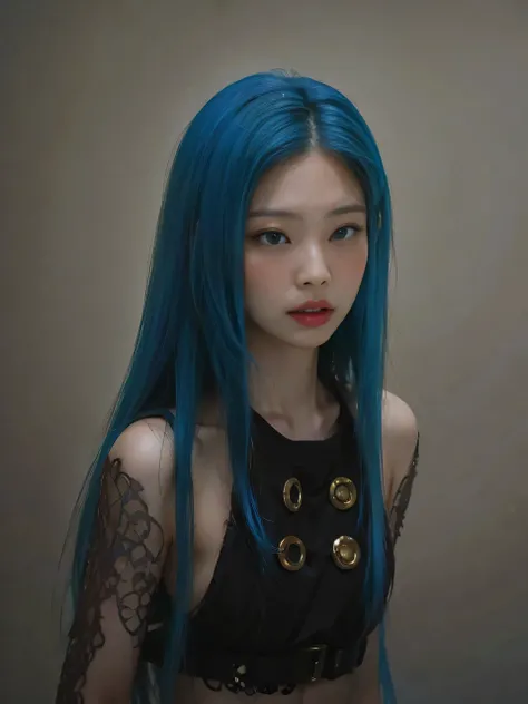 Jennie Kim, ultra detailed face, symmetrical face, smooth skin, high-resolution face, close-up, high quality, soft lighting, clear eyes, natural mouth, symmetrical features, high-definition face