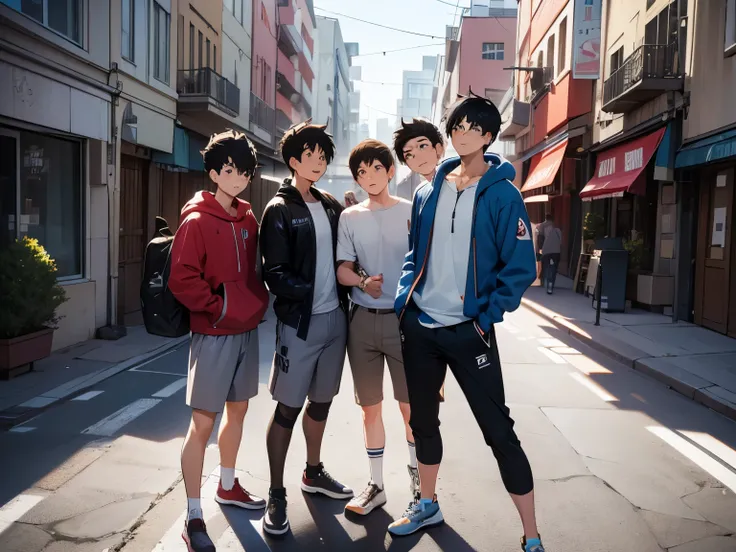 (Best Quality, high definition,Artwork,4K,8K resolution,8k, high definition),( fine details:1.1),(Anime-like:1.2),Anime protagonist,Anime Art,Fresh,Fat is on him ,(( bright, fresh boys:1.4)),,( cool:1.4,cute:1.1),Masculine Thoughts ,Handsome guy, were memb...