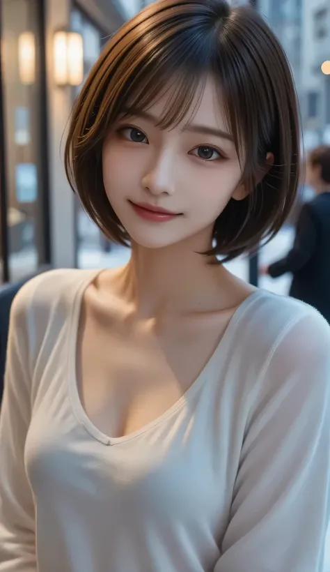 ( hoodie and shorts : 1.2)、( positioned so that the face is in the center of the image : 1.4), (focus on face : 1.3), (Delicate real hair , Realistic black hair), bungs, Smile, (Background under the scorching sun ), ( 18 year old female : 1. 2), ...