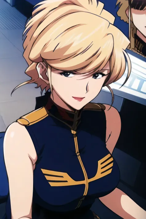 nice smileの女性は描けますか，A face is absolutely necessary，can you draw a long light blue dress，Blue ribbon belt at the waist， Sophisticated and graceful bank woman，Blonde 、can you draw a woman with raised bangs，nice smile，               city tour                ,...