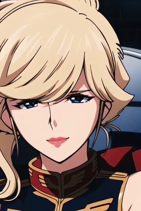nice smileの女性，（（（The face is absolutely necessary）））， needs a full body ，A face is absolutely necessary，can you draw a long light blue dress，Blue ribbon belt at the waist， Sophisticated and graceful bank woman，Blonde 、can you draw a woman with raised bangs...