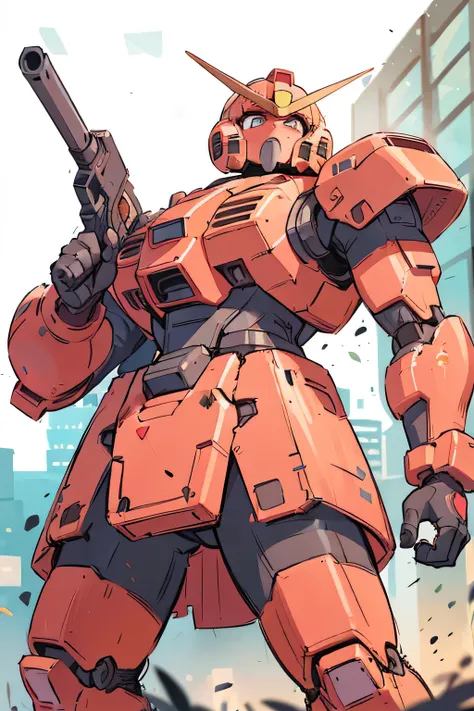 Please draw what you like.8k,MS-05, zaku 1, monoeye, gun,masterpiece ,amazing, dynamic production, extremely detailed, extremely beautiful and fain design extremely beautiful and fain colors, high resolution, cinematic style ,illustration, gundam,sci-fi, H...