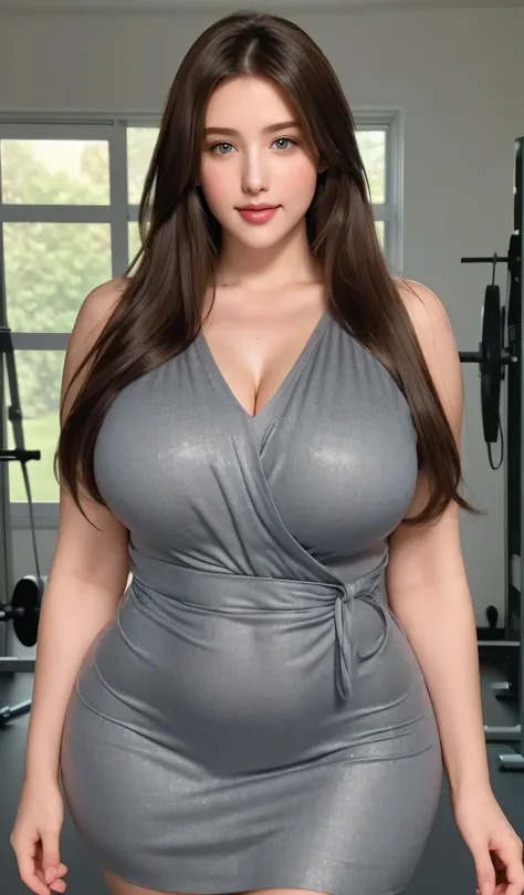 One Beautiful Young Ukraine Cute Women, 19 years old, Large Framed Beautiful Young Cute Women, Big-boned, Very Beautiful Young Cute Women, Cute and Charming, Muscule Training, Gym Sport, Muscular Big and plump Figure, Muscular big and plump body, Large and...