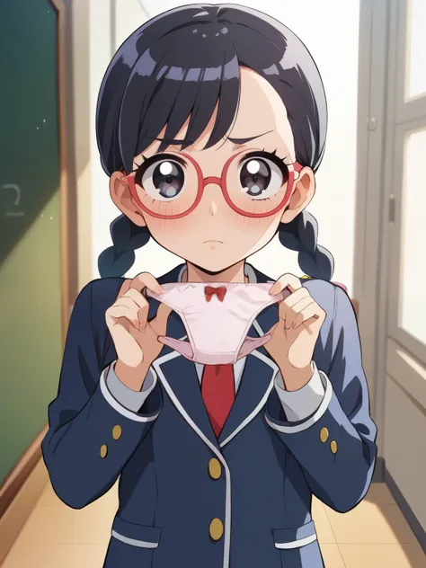 score_9, score_8_up, score_7_up, score_6_up, Source_Anime, nsfw，Young little kindergarten girl、baby-like face，   big head 、round face，skinny:1.3，Movie quality, depth,soft saturation,  Focused themes , Animeのスクリーンショット, Animeぬりえ，official style, classroom，Hol...