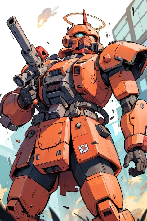 Please draw what you like.8k,MS-05, zaku 1, monoeye, gun,masterpiece ,amazing, dynamic production, extremely detailed, extremely beautiful and fain design extremely beautiful and fain colors, high resolution, cinematic style ,illustration, gundam,sci-fi, H...