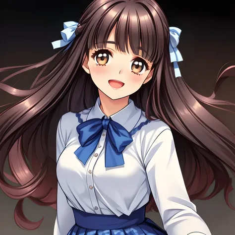 (highest quality, masterpiece:1.2), highest quality, High resolution, 1080p, 8K, (My beautiful pretty girl friend is (walking beside me), turning to me, looking me up, hypnotizing me by neat beauty, ((laughing at me)), (love-story comic heroines), (intelli...