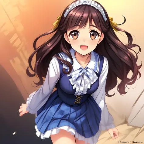 (highest quality, masterpiece:1.2), highest quality, High resolution, 1080p, 8K, (My beautiful pretty girl friend is (walking beside me), turning to me, looking me up, hypnotizing me by neat beauty, ((laughing at me)), (love-story comic heroines), (intelli...
