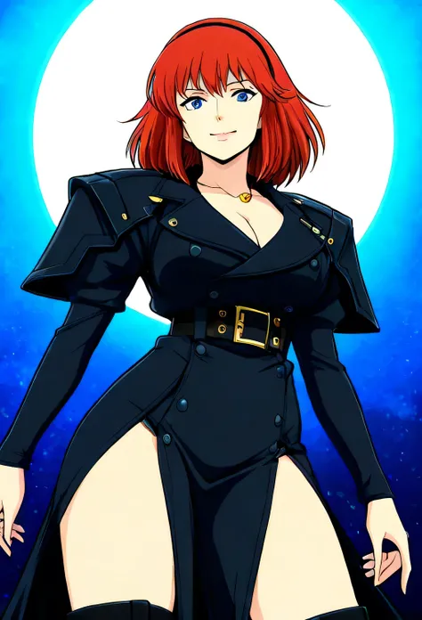 (score_9, score_8_up, score_7_up), source_anime, absurd_res1girl, solo, super fine illustration, an extremely delicate and beautiful, best quality, masterpiece, 8K, ( but firm, feminine, strong waist, good thighs, ).Gaw Ha Leccee, Heavy Metal L-Gaim, long ...