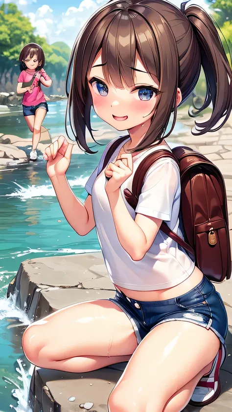 top quality、high resolution、Supreme Work、(beautiful face in every detail:1.4)、anatomically accurate、Normal number of fingers、detailed expression、(Detailed eyes:1. Beauty 、Light-colored hair、braid ponytail、braided bob cut、twin tails with braids、cute gesture...