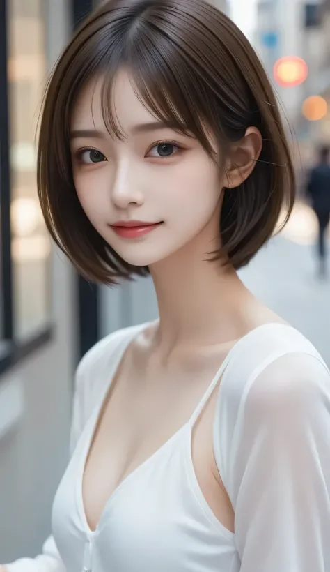 (close-up:1.4)、(RAW pictures:1.2)、(Photorealistic:1.4)、(masterpiece:1.3)、(Highest Quality:1.4)、One Girl、( Slender and Beautiful Girl )、sexy and very beautiful lovely gorgeous face、most beautiful face in the world、(beautiful detailed eyes)、(attractive big e...