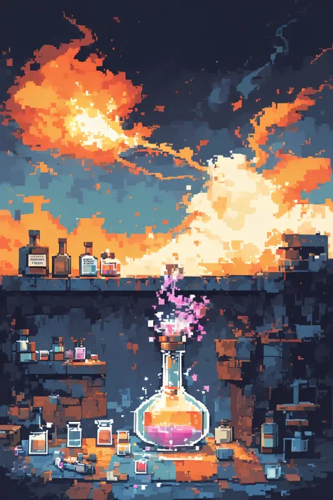 Magic Lab Equipment，Grilling Cup，Alchemy Pot，Magic Potion，Reagent Bottle形狀的藥水瓶,Square，round，Long stripe，Glass Bottle， Magic Potion ，魔法Pill bottle，Magic perfume，retro，Old ，玻璃bottle，smoke，bottle，Reagent Bottle，Grilling Cup，Addicted to Poison，Pill bottle，cup，...