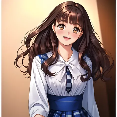 (highest quality, masterpiece:1.2), highest quality, High resolution, 1080p, 8K, (My beautiful pretty girl friend is (walking beside me), turning to me, looking me up, hypnotizing me by neat beauty, ((laughing at me)), (love-story comic heroines), (intelli...