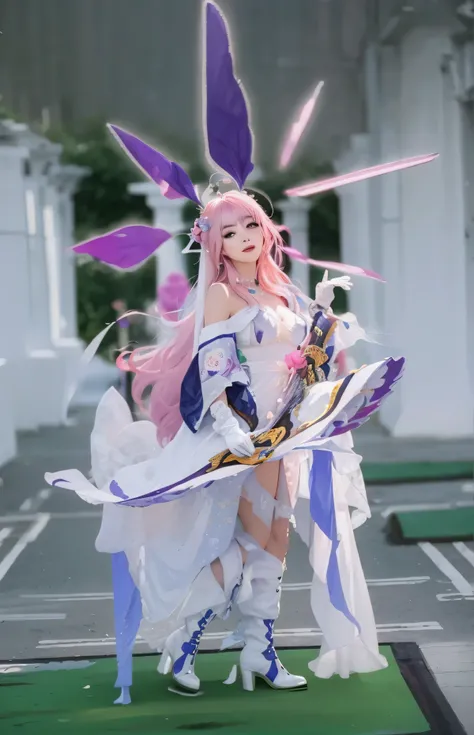 ((ELYSIA_HONKAI IMPACT 3RD)),((realistic, photorealistic)),(highlight hair)), Light reflection, (( HD )),((upper body)), (((best quality, masterpiece))), (masterpiece) (best quality) (detail) (8k) (HDR) (wallpaper) (cinematic lighting) (sharp focuasterpiec...