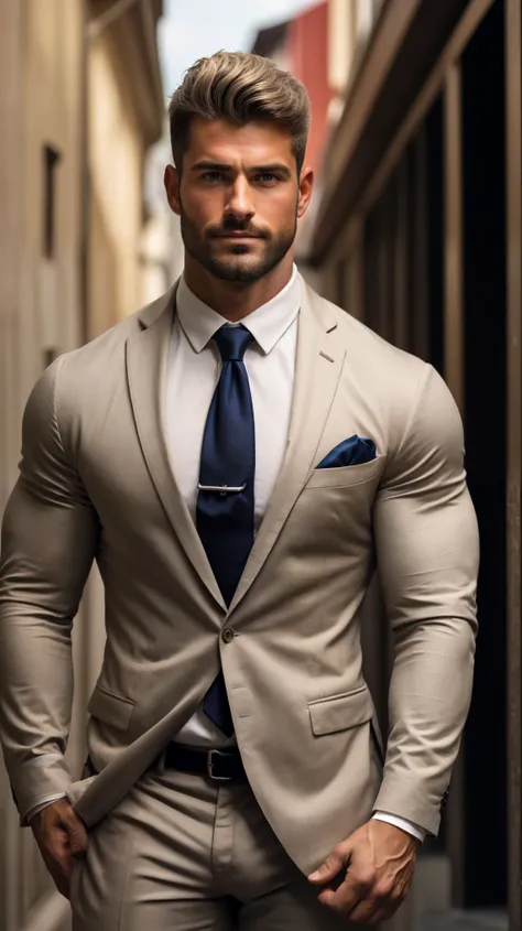 highly detailed painting, retrato, ethereal, poetic shepherd . cabelo curto, small head alto young homem, short beard and finger rings, wearing a suit and tie, wearing a suit and a tie, street wearing a suit and tie, wearing a tie shirt , vestindo um te...