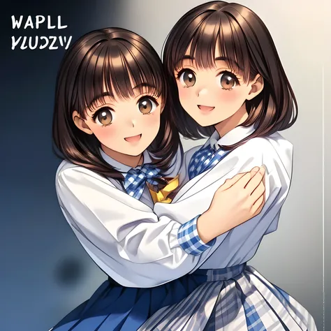 (highest quality, masterpiece:1.2), highest quality, High resolution, 1080p, 8K, (My beautiful pretty girl friend is (walking beside me), turning to me, looking me up, hypnotizing me by neat beauty, ((laughing at me)), (love-story comic heroines), (intelli...
