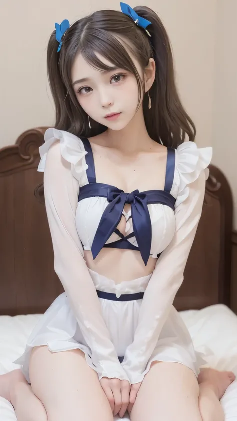 8K High Resolution、Christmas Decorated Room 、Pretty Cure cosplay、cute cosplay、Milky Rose purple costume with meticulous attention to detail、Glamorous and cute high school girl with big 、