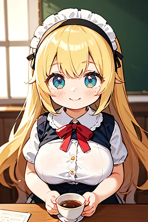 Highest Quality、high resolution、masterpiece、iPhone camera-style portrait photo、soft background blur、natural skin tone、REALISTIC LIGHTING、Highly Detailed Faces、detailed eyes in the classroom、age beauty、anatomically correct、(Huge Breasts:1.3)、perfect body li...