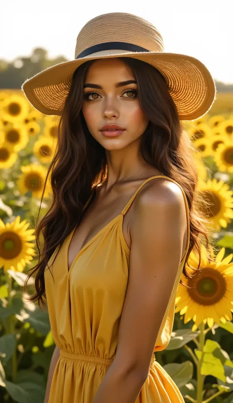 one female, ((Highest quality)), ((masterpiece)), (detailed), ((very detailed face)), High resolution photograph, full body portrait, slim face, pretty woman, (dark brown long hair), brown eyes, detail eyes, double eyelids, (Beautiful Delicate Eyes and Lip...