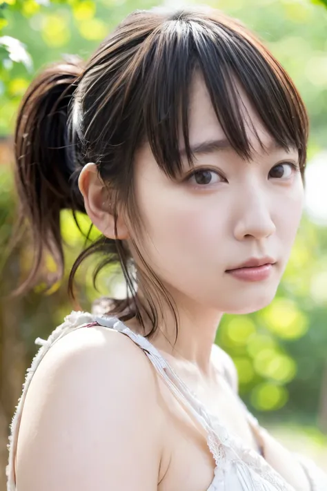 1 girl,(Highest Quality, 8k, 32K, masterpiece),(Realistic: 1.5),Riho Yoshioka:2.5,nude:4.3,puffy nipples:2.9, Aragaki Yui，Japanese girl,(美しいhigh resolution32k, Ridiculous Art), , (masterpiece:1.3), high resolution, Highly detailed, Highly detailedな CG Unit...