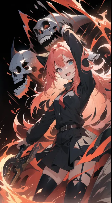 Nightmare Hunter
Hunting for the source of distorted and terrifying nightmares、Seal it！imagine that figure to your heart's content dark　thighs　skull
