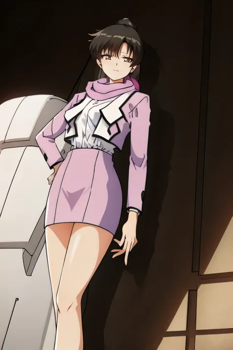 素敵な笑顔の女性をCan you draw ,face is absolutely necessary,Please draw hands and feet accurately、standing figure,view from below、I can see black panties, 驚く女性をCan you draw ,open legs、 ,,beautiful woman,big breasts big breasts,micro mini skirt,black panties,Beau...
