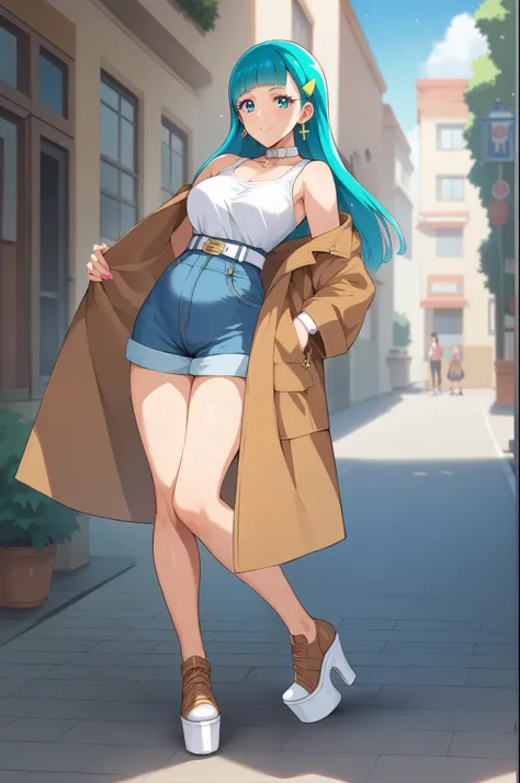 score_9, score_8_up, score_7_up, score_6_up, Source_Anime, nsfw，masterpiece,Highest Quality,great quality for pregnant women after a big meal，(Pretty Cure)，(Anatomically Accurate)，solo,1girl,beautiful girl，Slender body，Beautiful Legs，Slender Legs：exposed l...