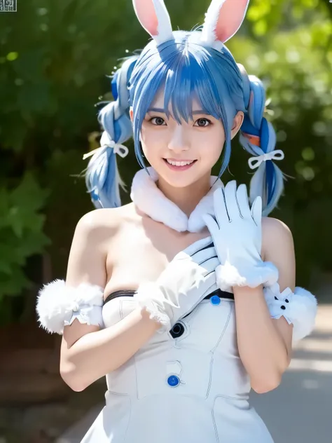 1girl, solo, cute japanese girl, cute rabbit furry girl, idol, (smile:1.2), natural makeup, highlighting her clear skin and subtle eye shadow,
BREAK
((realistic skin, detailed skin texture)),
BREAK
(portrait:1.2), stylish pose, active pose, dynamic angle.
...