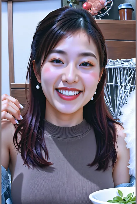 {{photo of your upper body：chest}} ,,{{8k},{Highest Quality},{masterpiece},{reality},{very detailed},{reality的な},{{{dark haired}},{{{(straight hair}}},{{bangs:1.8)}},{{detailed faces},{detailed eyes}},{{lipstick}},{Fine skin},{Fair skin},{{{topless:2}}},{{...