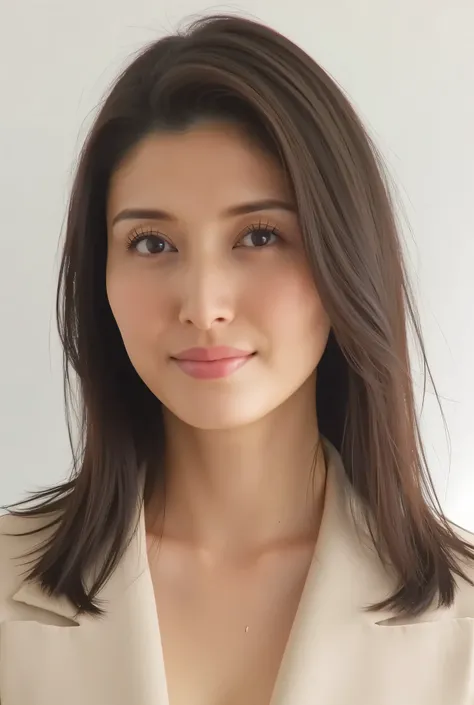 looking at viewer, beautiful skin, beautiful black eyes, beautiful face, masterpiece, Super Details, Best lighting, Realistic and Realistic Pictures, high definition RAW color pictures, face focus, slightly smile, 