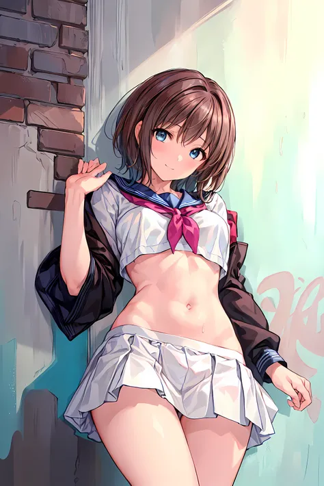 ​masterpiece,  top quality,  非常に DetailsなCG Unity 8K壁紙 , Ultra-realistic 8K CG,  perfect artwork ,  Perfect Female Body Type,  Dramatic shadows , ( spotlight,  viewer ,  Details light , ((( 1 girl))), (( SHARP FACE )), (( brown hair,  wave hair)), ((( Sexy...