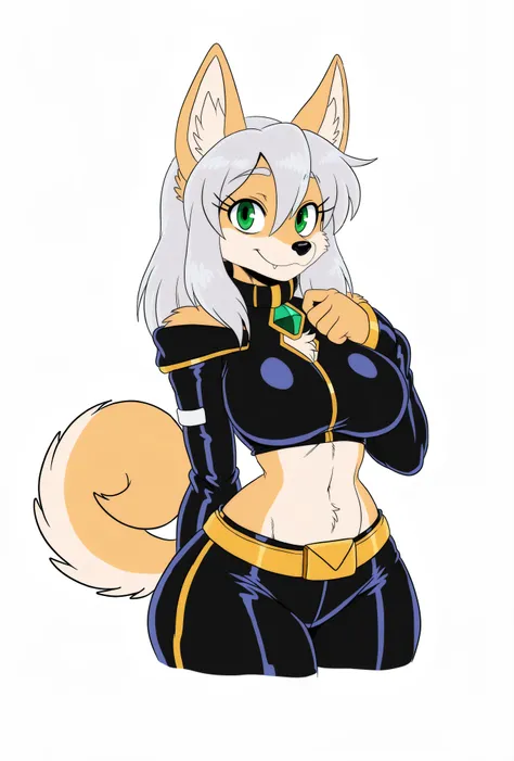 (solo), best quality, high resolution, absurdres, newest, BREAK, (adult), uploaded on danbooru, uploaded on e621, (by sssonic2, partially by skidd:1.2), by b-epon and by kadath and by zeekzag, (female), (anthro, welsh corgi and shiba inu mix), (corgi ears:...