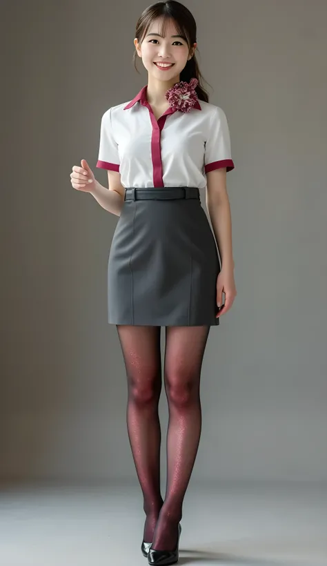 Super Real , Photoreal , (Full body image:1.5), She looks so happy , shadow, Global Illumination , Alone, (Japanese woman in her 20s :1.5), very beautiful、 cute smile , Slim, brown hair , Beautiful L...