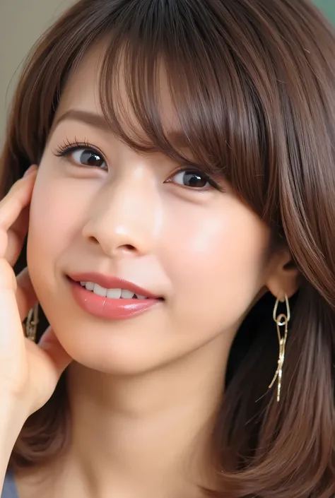 looking at viewer, beautiful skin, beautiful eyes, beautiful face, full make up, masterpiece, Super Details, Best lighting, Realistic and Realistic Pictures, high definition RAW color pictures, slightly smile, highly detailed eyes, 