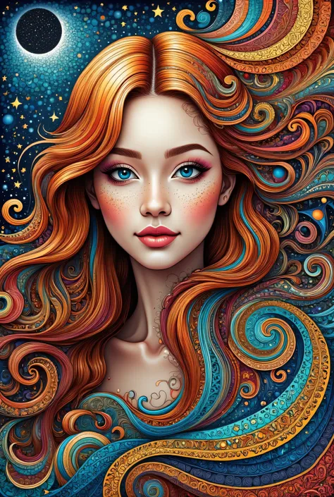最High Quality, High Quality, masterpiece, intricate detail, super high resolution, flat color,Ultra HD、(zentangle art:1.4)), 

Amazingly Beautiful Women's Fashion Photos, Mode、Portrait、exquisite, ( Crazy Alternate Hairstyles :1.4), (Surreal Hairstyles:1.2)...