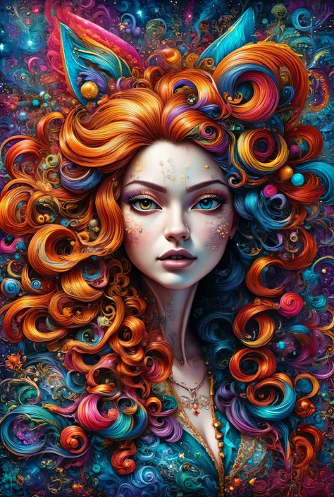最High Quality, High Quality, masterpiece, intricate detail, super high resolution, flat color,Ultra HD、(zentangle art:1.4)), 

Stunningly beautiful cat fashion photos, Mode、Portrait、exquisite, ( Crazy Alternate Hairstyles :1.4), (Surreal Hairstyles:1.2), U...