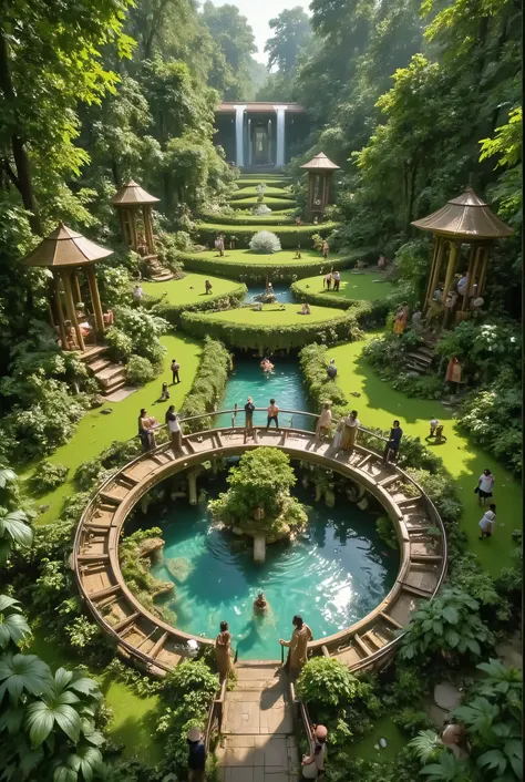 A paradise for the population。Eden。A population utopia。It's not natural