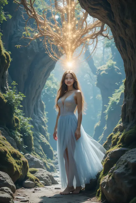 Evolution is the increase of complexity of complex systems., 1 Girl, Holy  Elf, Fearless smile