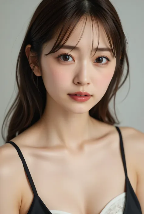 (masterpiece:1.3), high quality, 8K, high reality, ultra detailed, realistic,
BREAK,
beautiful detailed face, pale skin, realistic glistening skin, correct anatomy,  (well-aligned teeth:1.1), Detailed eyes, symmetric eyes, Light Brown eyes, Double eyelids,...